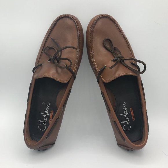 Cole Haan Air Grant Papaya Brown Driving Moccasin - Picture 5 of 7
